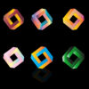3D abstract shapes with gradient